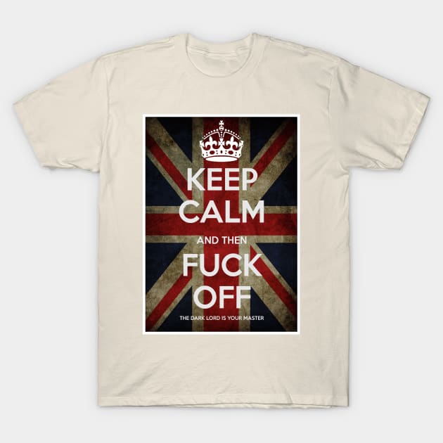 Keep Calm and F-off British flag T-Shirt by Empire Motion Pictures